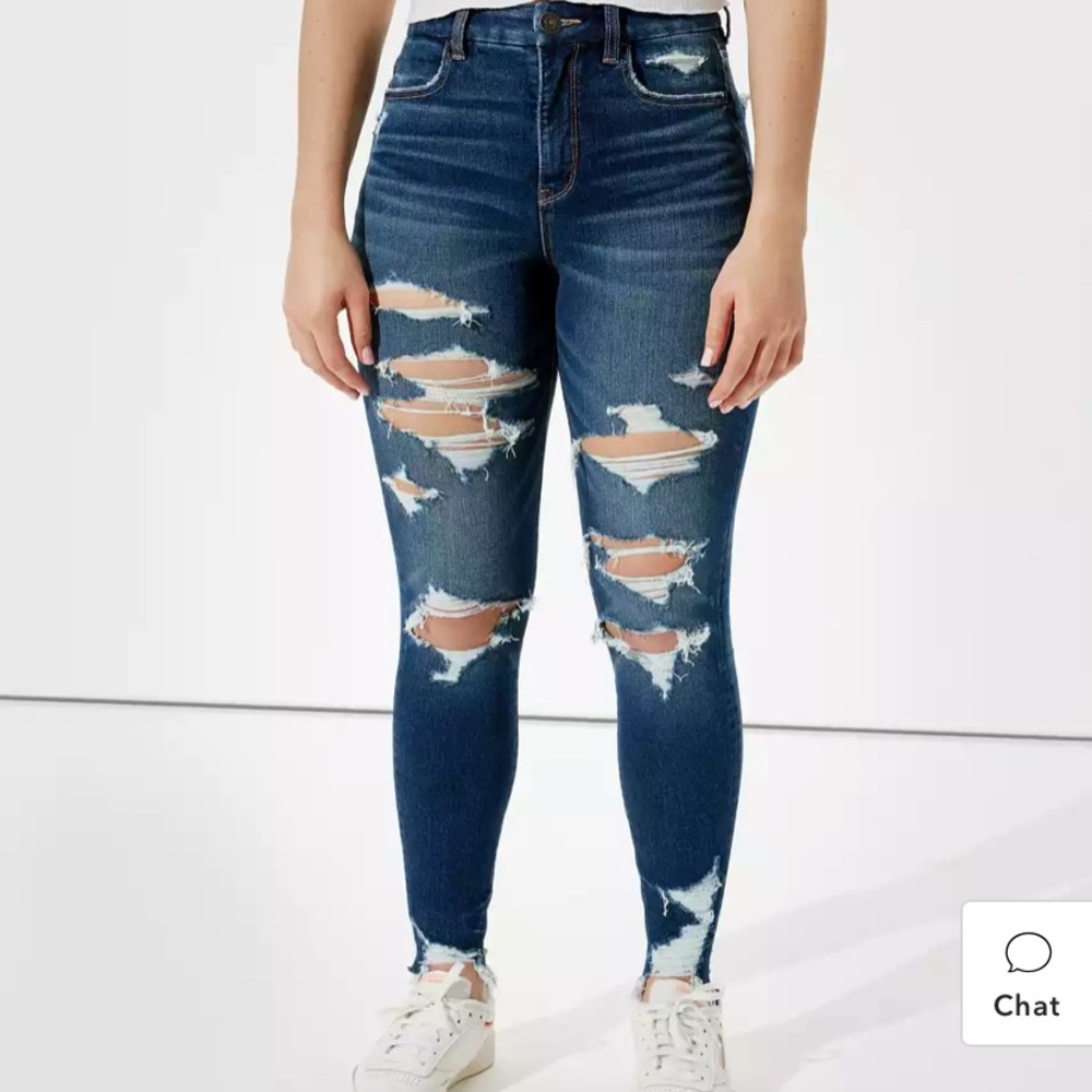 AE Dream Ripped Curvy High-Waisted Jegging